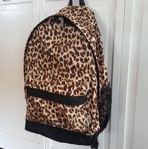 VS PINK cheetah backpack